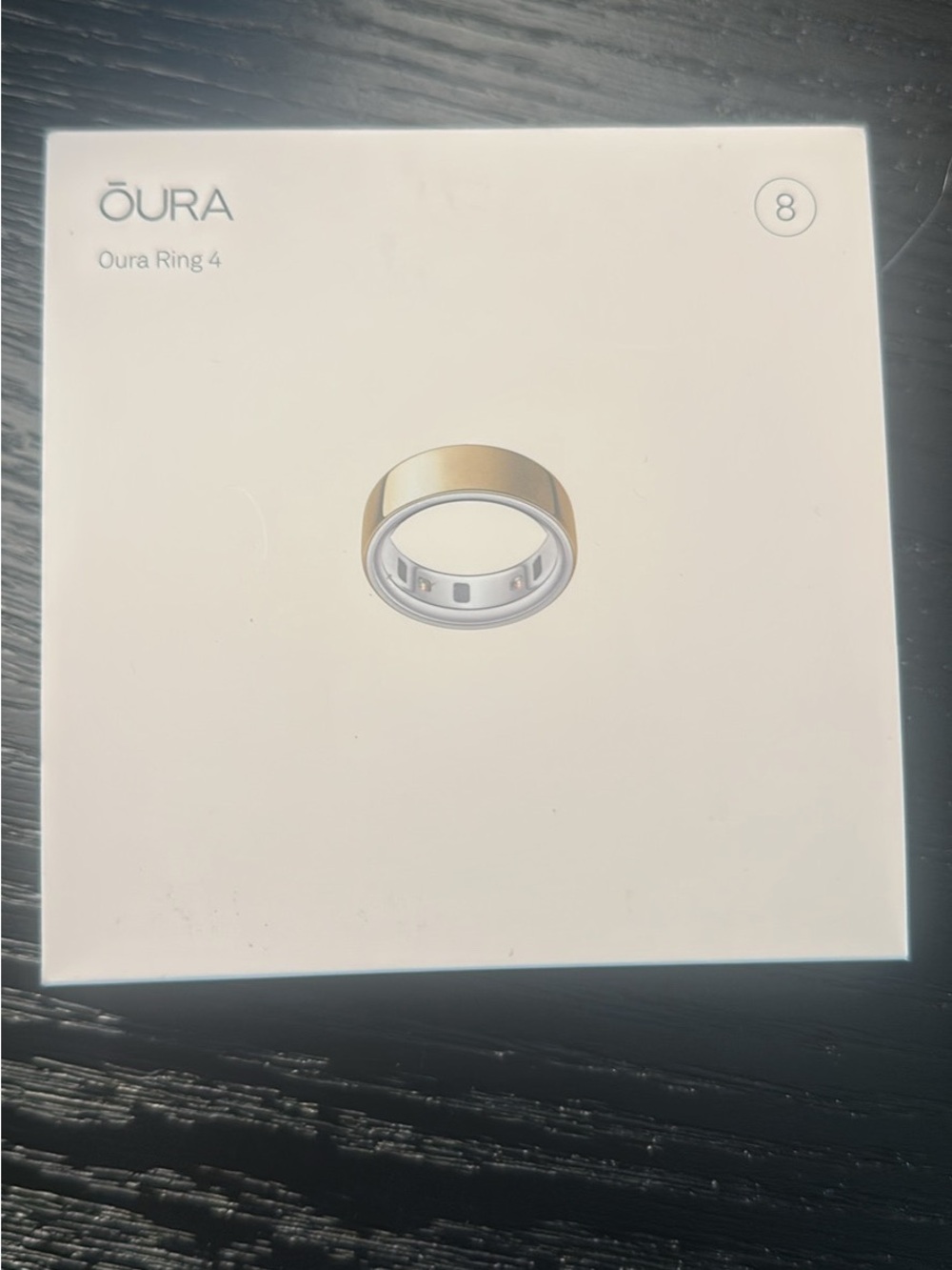 Oura Ring 4 Gold Smart Ring - Oura - NEW SZ 8